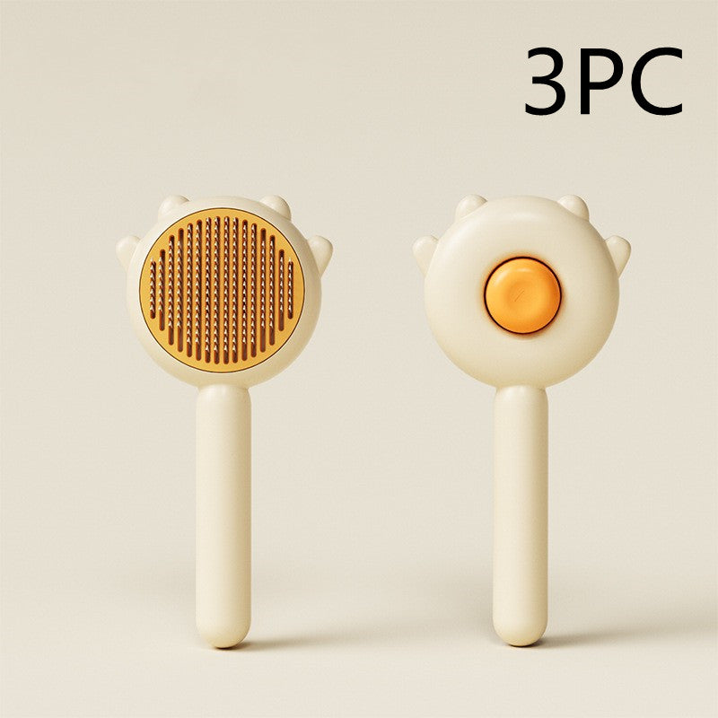 Brosse de Toiletage 2-en-1 - Anti-Poils & Massage apaisant