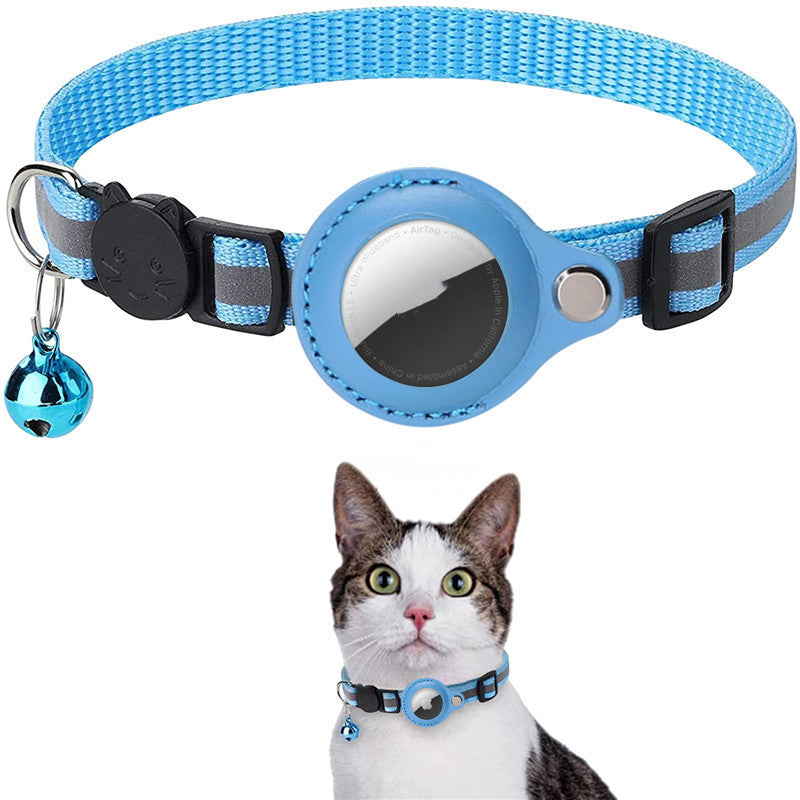 Collier Réfléchissant avec Support AirTag intégré - Sécurité Maximale