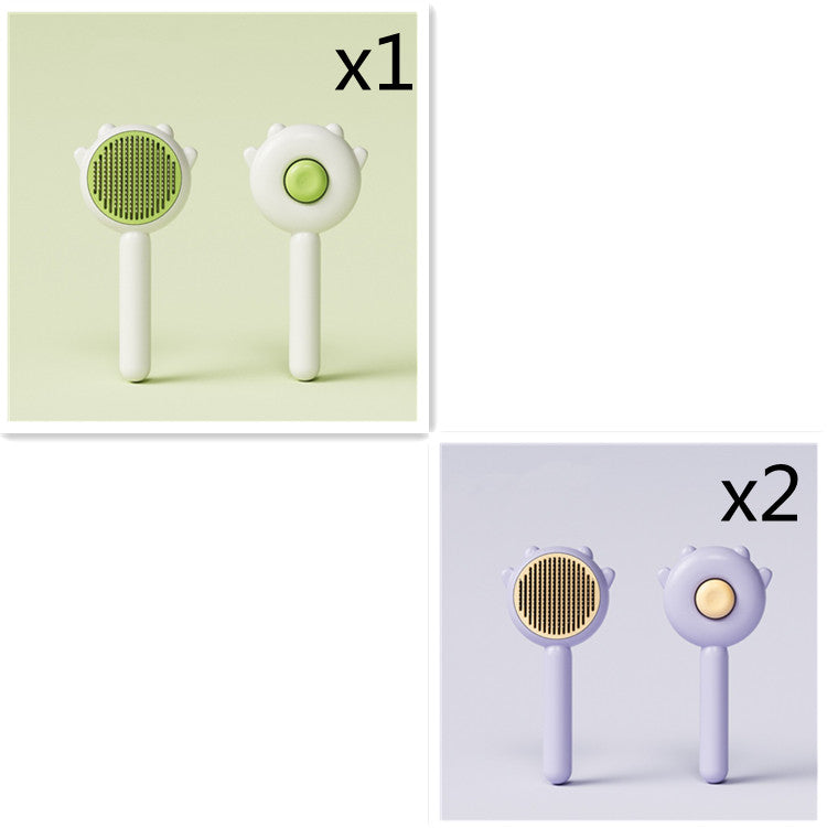 Brosse de Toiletage 2-en-1 - Anti-Poils & Massage apaisant