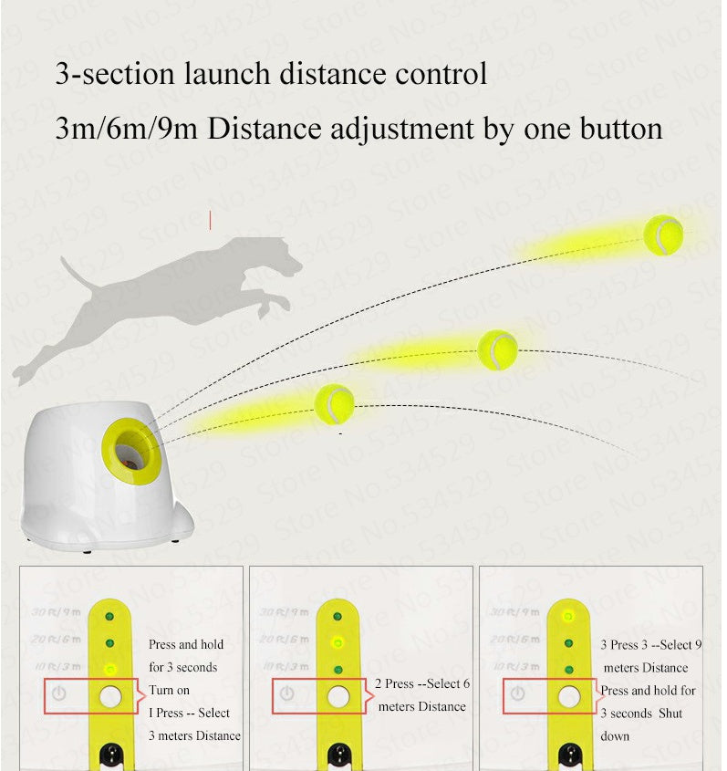 Lanceur Automatique Interactif - Stimule & Amuse Votre Chien