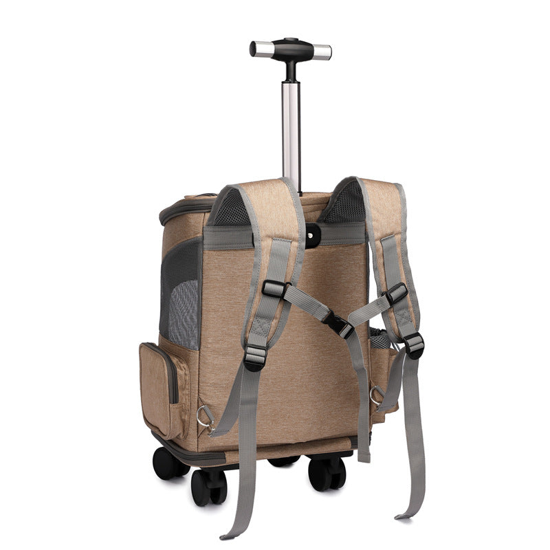 Sac de Transport 2 - en - 1 avec Trolley - Confort & Mobilité