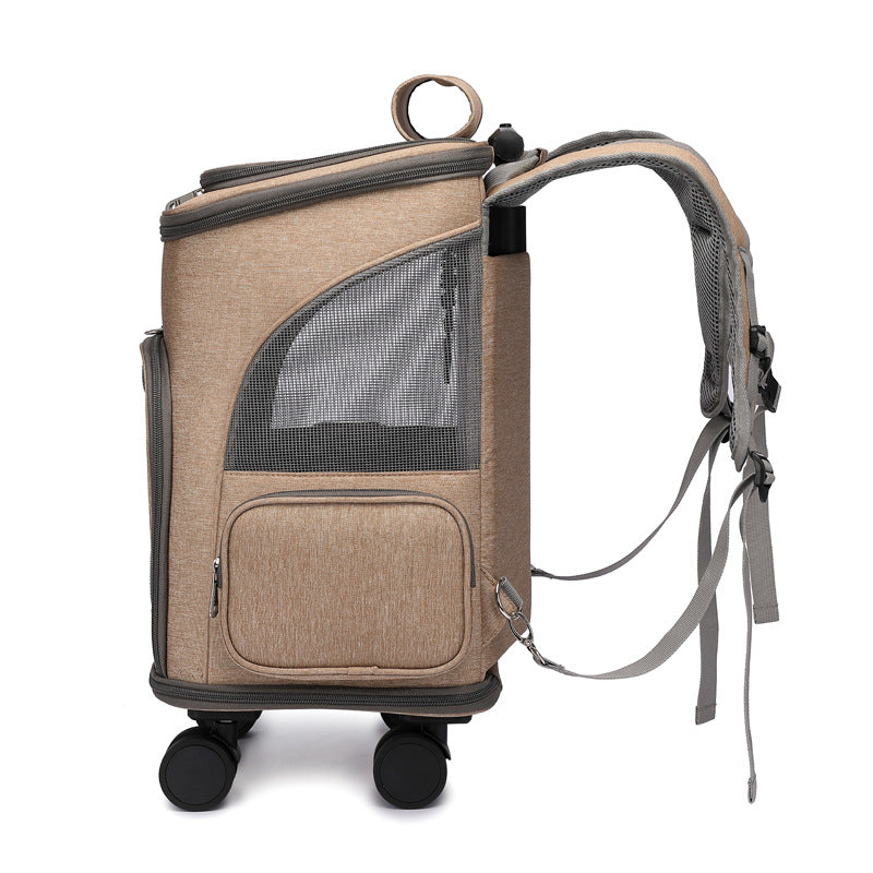 Sac de Transport 2 - en - 1 avec Trolley - Confort & Mobilité