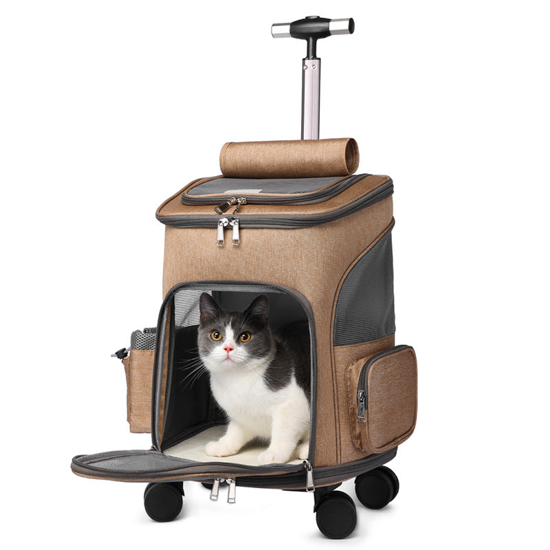 Sac de Transport 2 - en - 1 avec Trolley - Confort & Mobilité