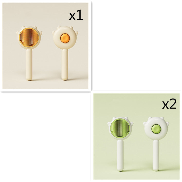 Brosse de Toiletage 2-en-1 - Anti-Poils & Massage apaisant
