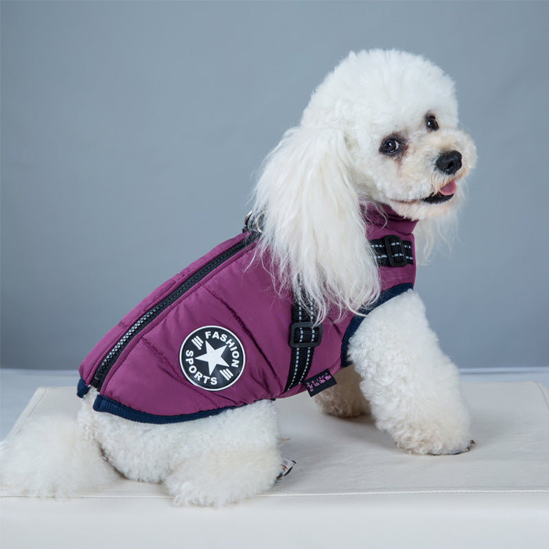 Manteau à capuche chaud et confortable pour petit chien