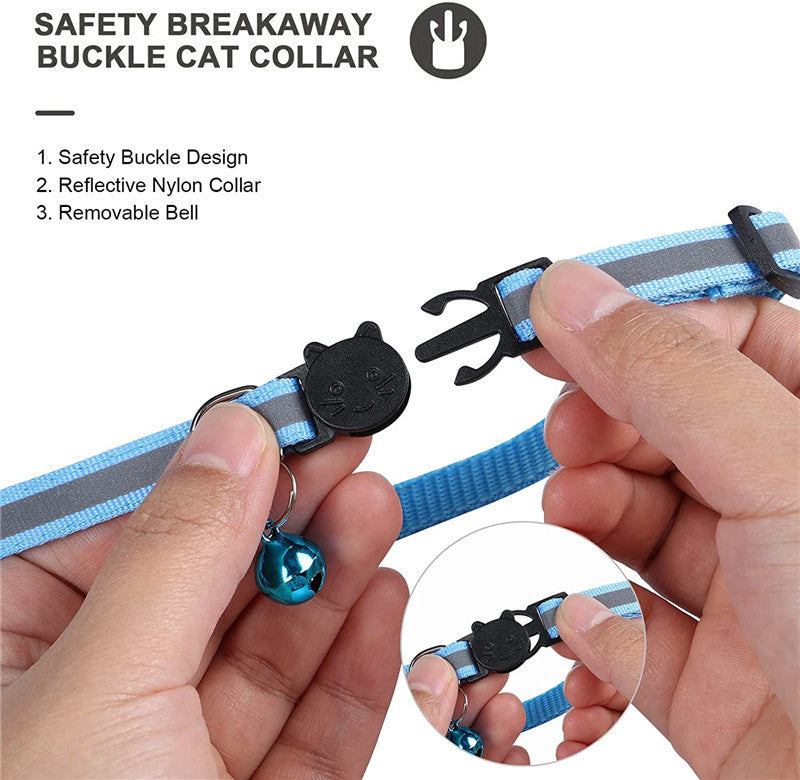 Collier Réfléchissant avec Support AirTag intégré - Sécurité Maximale