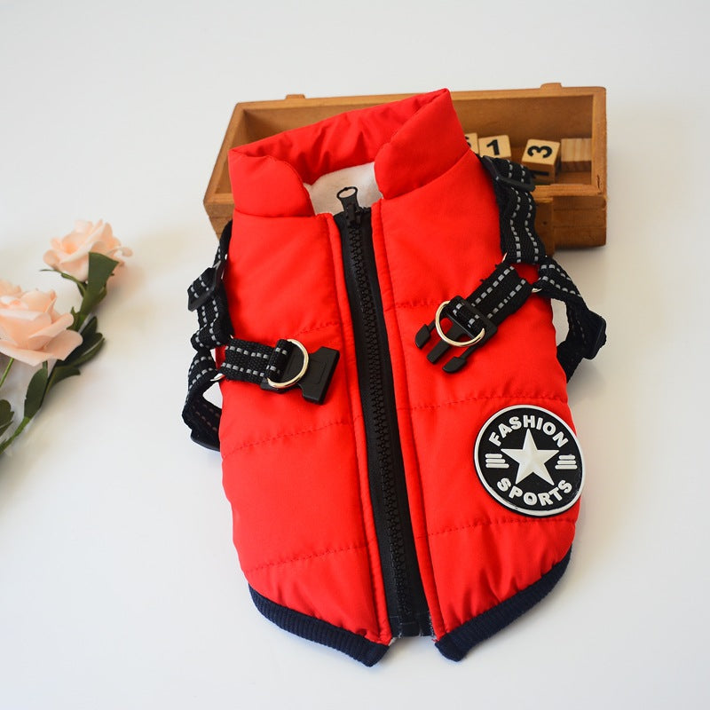 Manteau à capuche chaud et confortable pour petit chien