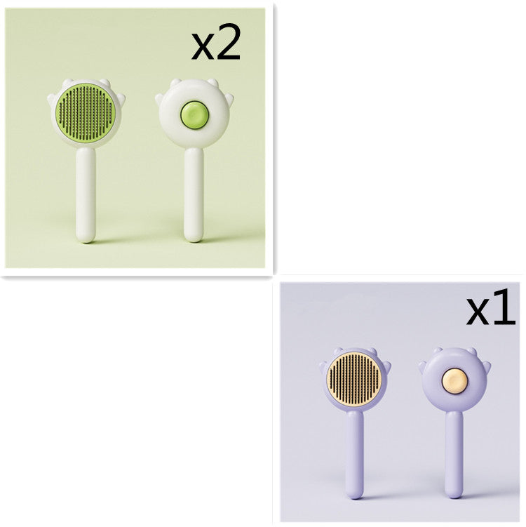 Brosse de Toiletage 2-en-1 - Anti-Poils & Massage apaisant