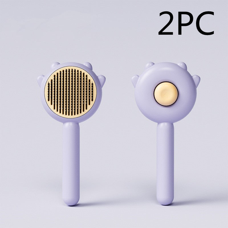 Brosse de Toiletage 2-en-1 - Anti-Poils & Massage apaisant