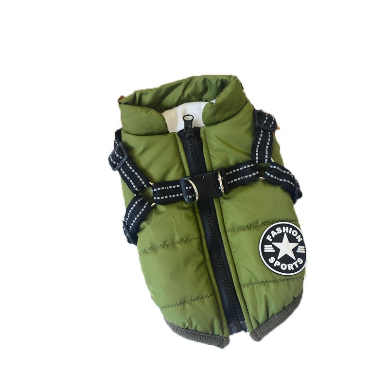 Manteau à capuche chaud et confortable pour petit chien