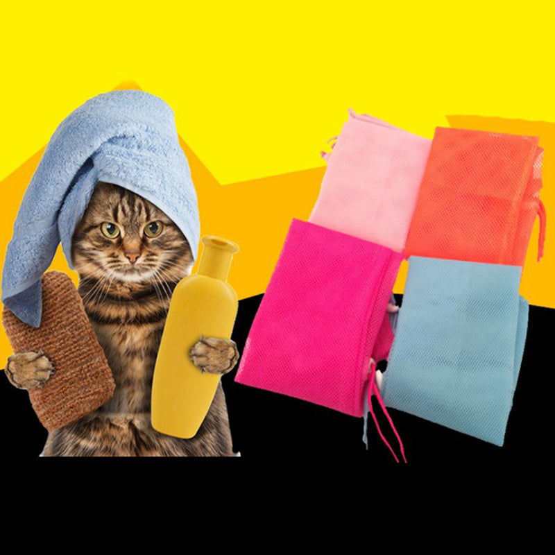 Sac de toilettage pour chat ajustable multifonctionnel