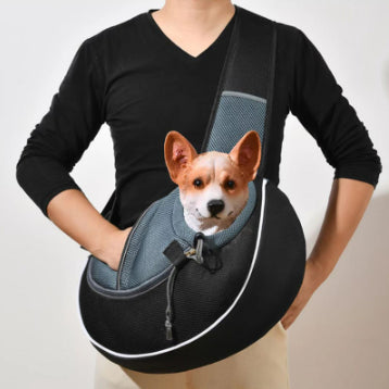 Sac Bandoulière pour petit Chien & Chat - Idéal pour Balades & Voyages