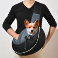 Sac Bandoulière pour petit Chien & Chat - Idéal pour Balades & Voyages
