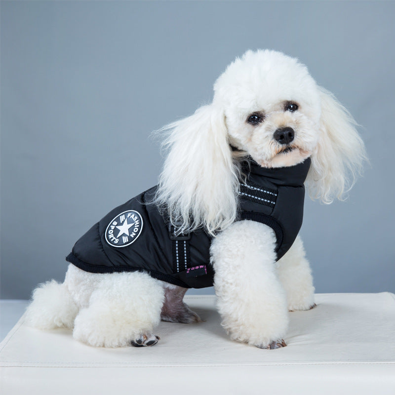 Manteau à capuche chaud et confortable pour petit chien