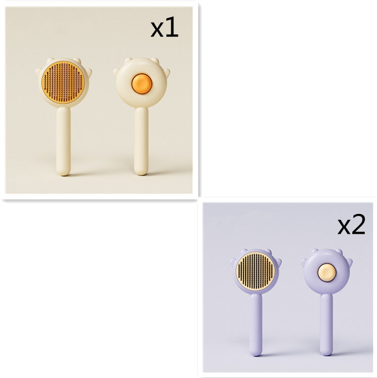 Brosse de Toiletage 2-en-1 - Anti-Poils & Massage apaisant