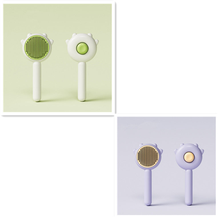Brosse de Toiletage 2-en-1 - Anti-Poils & Massage apaisant