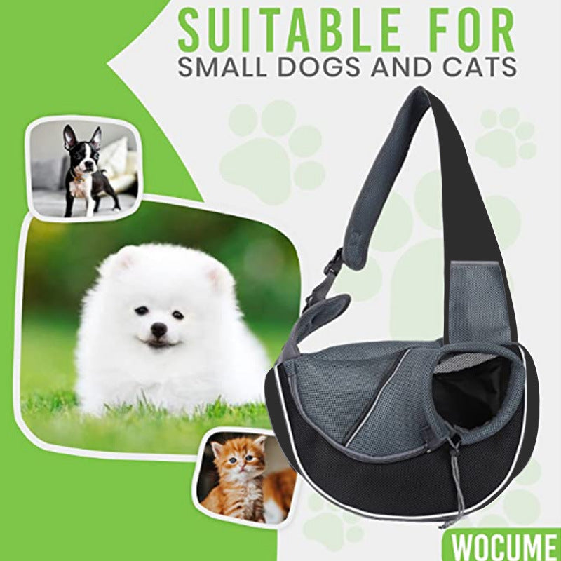 Sac Bandoulière pour petit Chien & Chat - Idéal pour Balades & Voyages