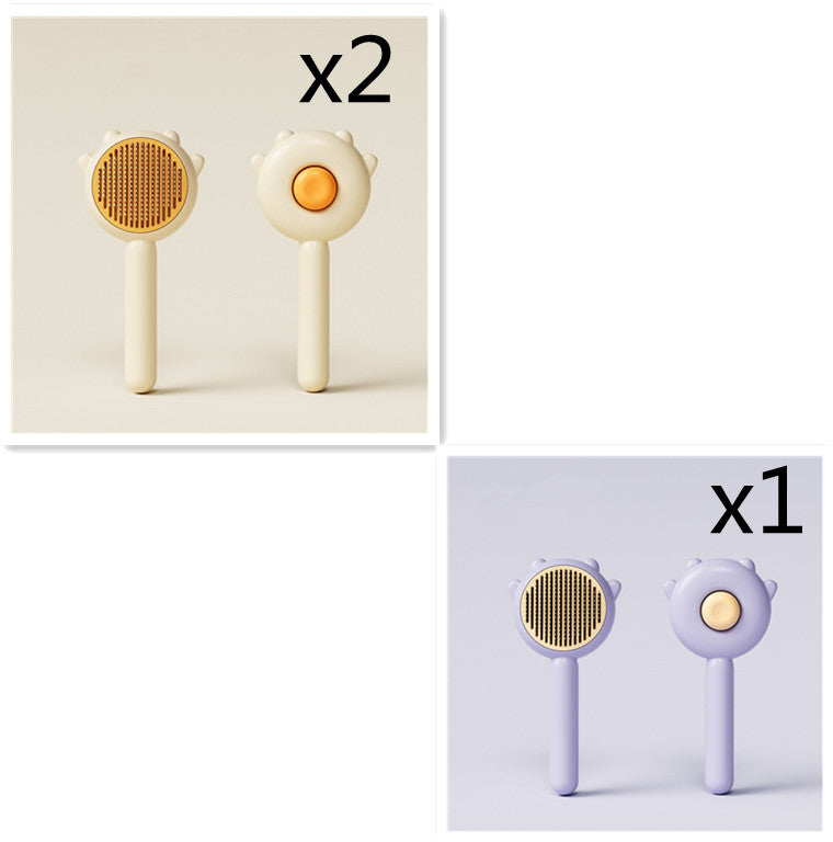 Brosse de Toiletage 2-en-1 - Anti-Poils & Massage apaisant