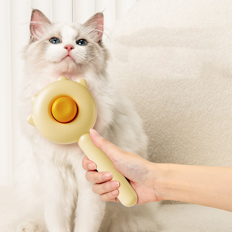 Brosse de Toiletage 2-en-1 - Anti-Poils & Massage apaisant