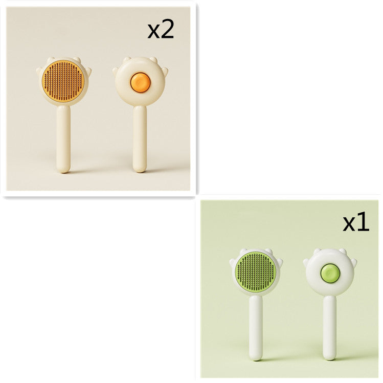 Brosse de Toiletage 2-en-1 - Anti-Poils & Massage apaisant