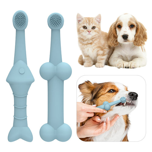 Brosse à dent en silicone pour chien