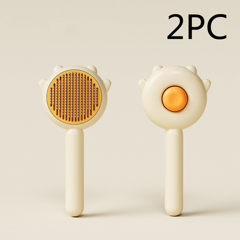 Brosse de Toiletage 2-en-1 - Anti-Poils & Massage apaisant